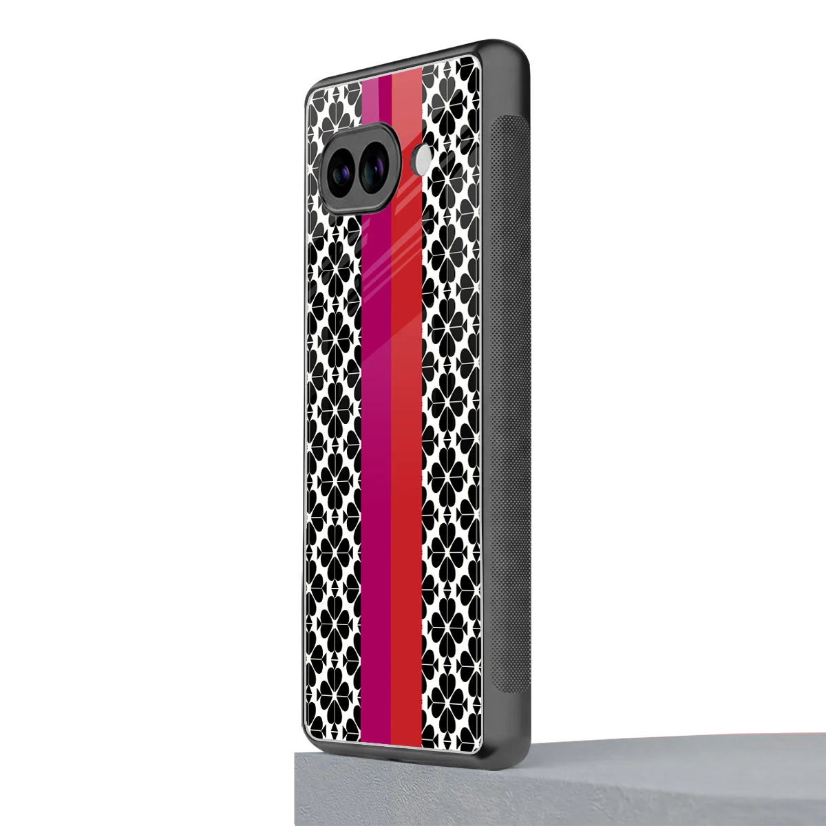 Rosy Noir google pixel 10a mobile cover | shockproof glass phone case