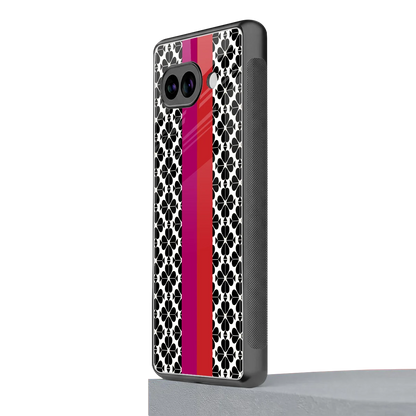 Rosy Noir google pixel 10a mobile cover | shockproof glass phone case