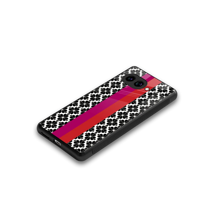 Rosy Noir stylish phone case for google pixel 10a | glossy glass and slim fit