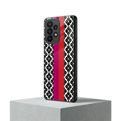 Rosy Noir samsung galaxy a23 mobile cover | shockproof glass phone case