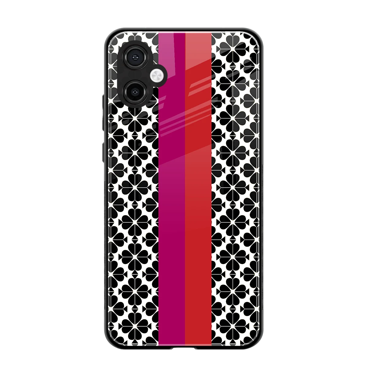 Rosy Noir back phone cover | glass case for samsung galaxy a06 5g