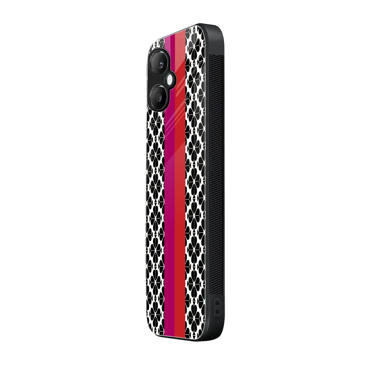 Rosy Noir samsung galaxy a06 5g mobile cover | shockproof glass phone case