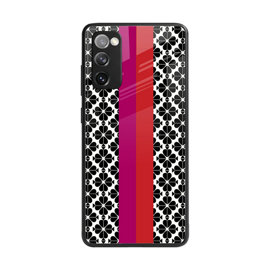 Rosy Noir back phone cover | glass case for samsung galaxy s20 fe
