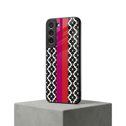 Rosy Noir samsung galaxy s22 mobile cover | shockproof glass phone case