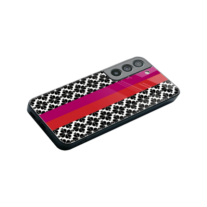 Rosy Noir stylish phone case for samsung galaxy s22 | glossy glass and slim fit