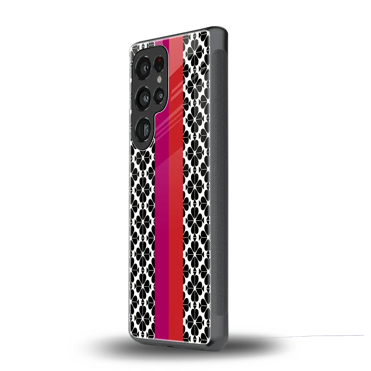 Rosy Noir samsung galaxy s25 ultra mobile cover | shockproof glass phone case