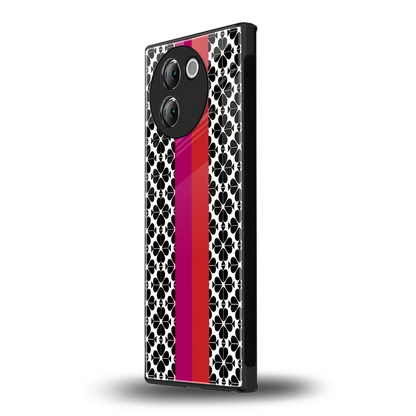 Rosy Noir vivo v30e mobile cover | shockproof glass phone case