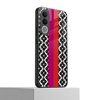 Rosy Noir vivo v70 fe mobile cover | shockproof glass phone case