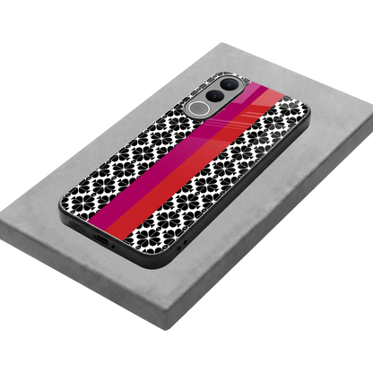 Rosy Noir stylish phone case for vivo v70 fe | glossy glass and slim fit