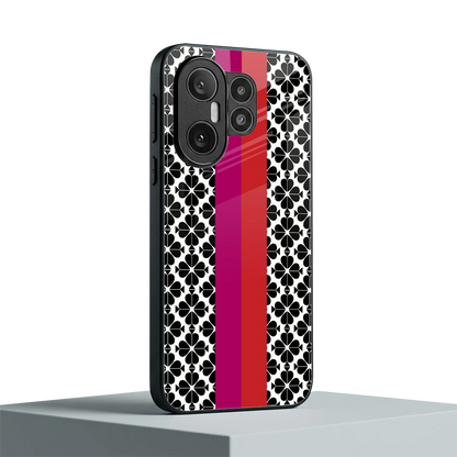 Rosy Noir vivo x200 fe mobile cover | shockproof glass phone case