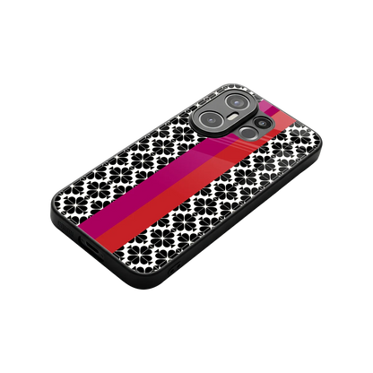 Rosy Noir stylish phone case for vivo x200 fe | glossy glass and slim fit