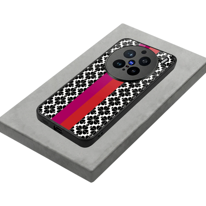 Rosy Noir stylish phone case for vivo x200 pro | glossy glass and slim fit