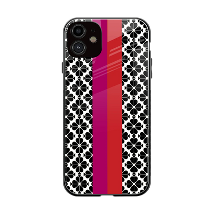 Rosy Noir back phone cover | glass case for iphone 12