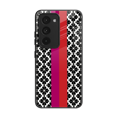 Rosy Noir back phone cover | glass case for redmi 15 5g