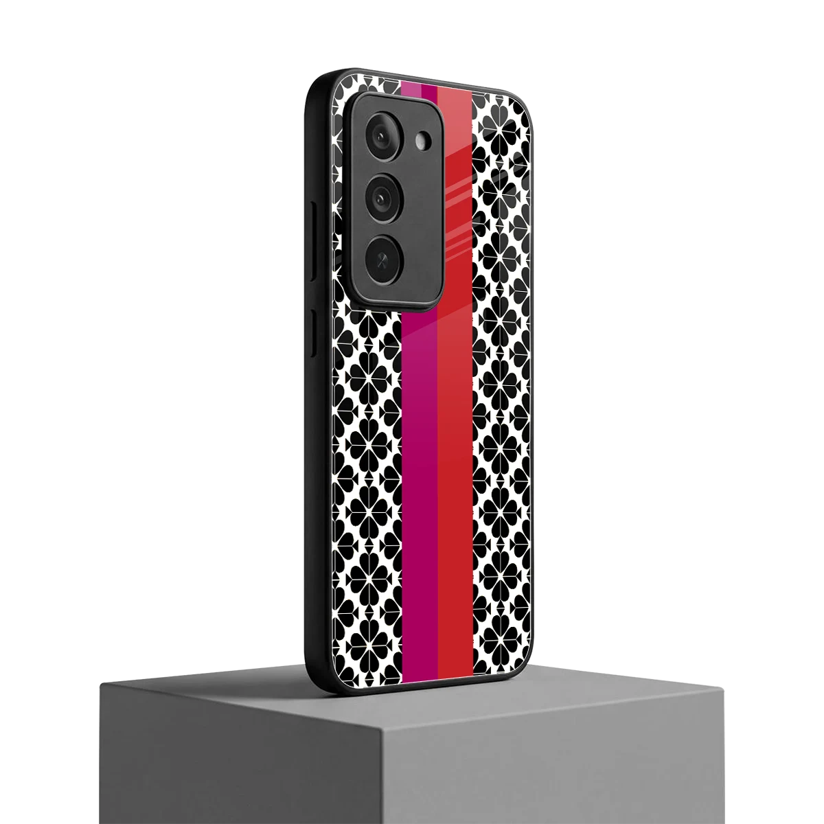 Rosy Noir redmi 15 5g mobile cover | shockproof glass phone case