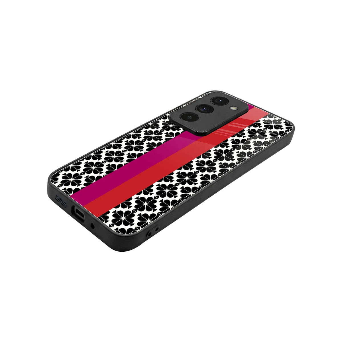 Rosy Noir stylish phone case for redmi 15 5g | glossy glass and slim fit