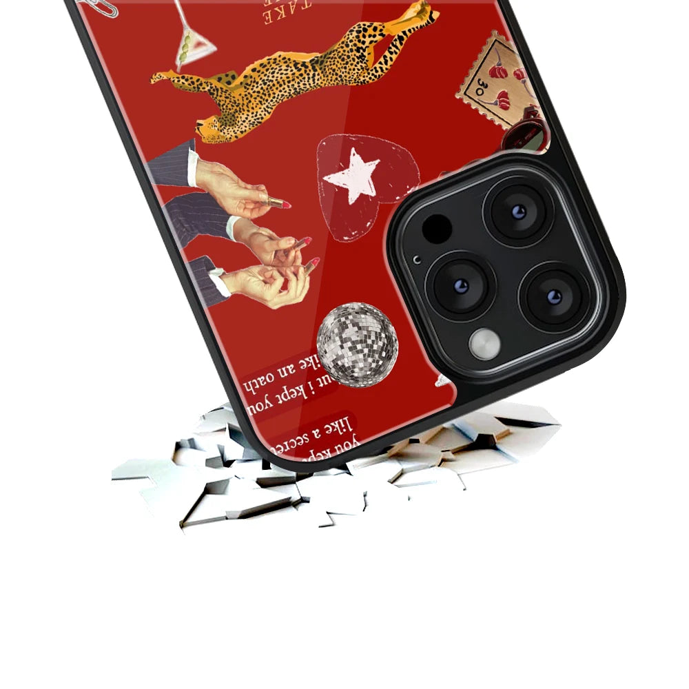 Durable Glass Back Mobile Case for iPhone, Samsung, OnePlus, Google Pixel, Redmi, Vivo, Oppo