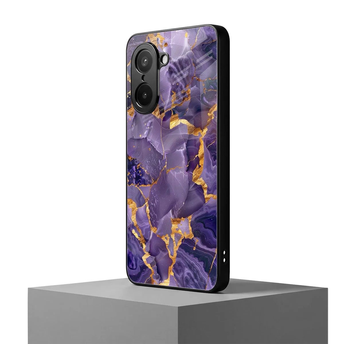 Royal Amethyst oneplus nord ce5 5g mobile cover | shockproof glass phone case