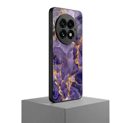 Royal Amethyst oneplus 13 mobile cover | shockproof glass phone case