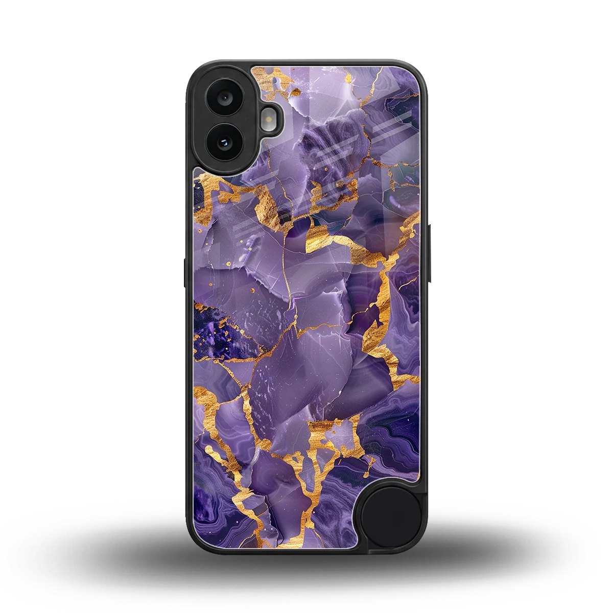 Royal Amethyst back phone cover | glass case for cmf nothing phone 1