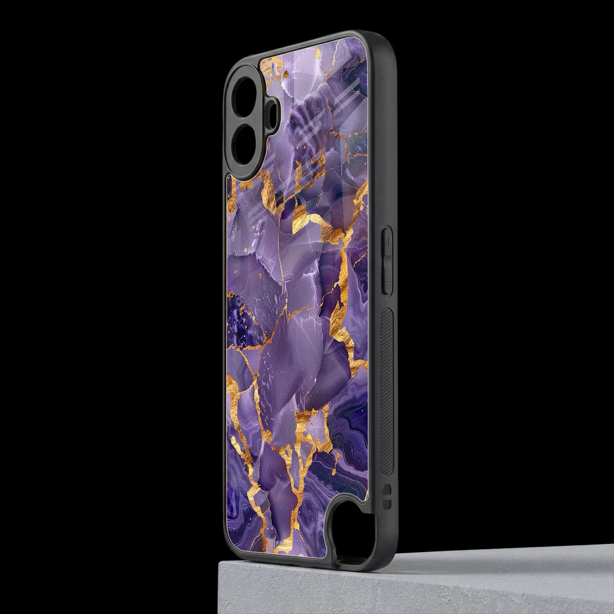 Royal Amethyst cmf nothing phone 1 mobile cover | shockproof glass phone case