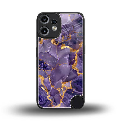 Royal Amethyst back phone cover | glass case for cmf nothing phone 2 pro