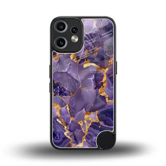 Royal Amethyst back phone cover | glass case for cmf nothing phone 2 pro