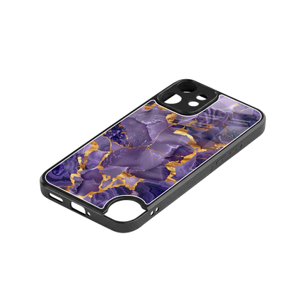 Royal Amethyst stylish phone case for cmf nothing phone 2 pro | glossy glass and slim fit