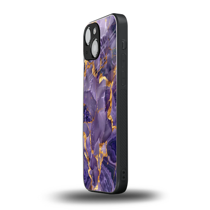 Royal Amethyst iphone 13 mini mobile cover | shockproof glass phone case