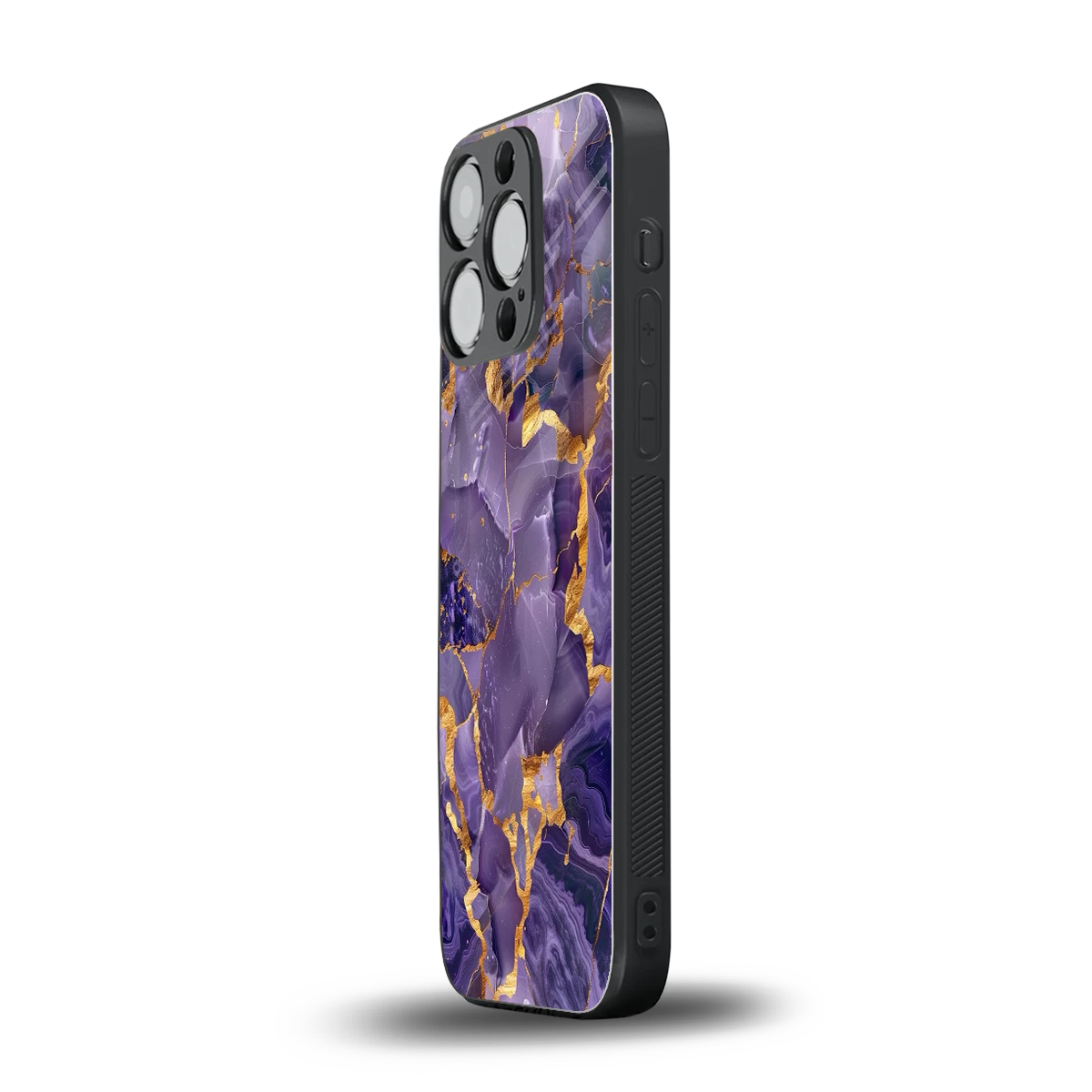 Royal Amethyst iphone 13 pro mobile cover | shockproof glass phone case