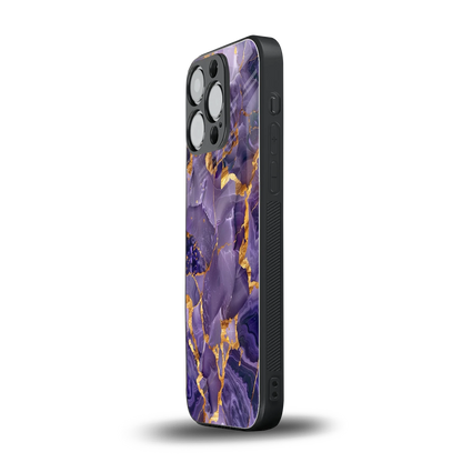 Royal Amethyst iphone 13 pro mobile cover | shockproof glass phone case