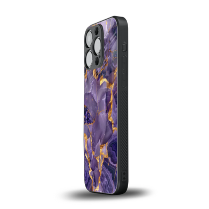 Royal Amethyst iphone 16 pro mobile cover | shockproof glass phone case
