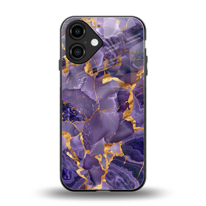 Royal Amethyst Phone Case for Iphone 16 | Glass Case