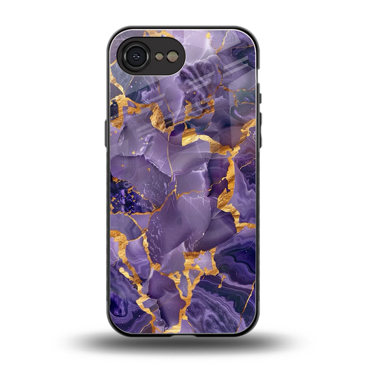 Royal Amethyst back phone cover | glass case for iphone 16e