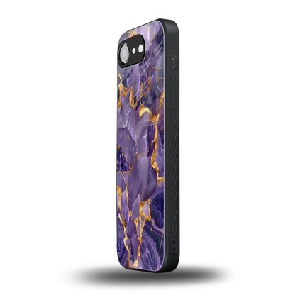 Royal Amethyst iphone 16e mobile cover | shockproof glass phone case