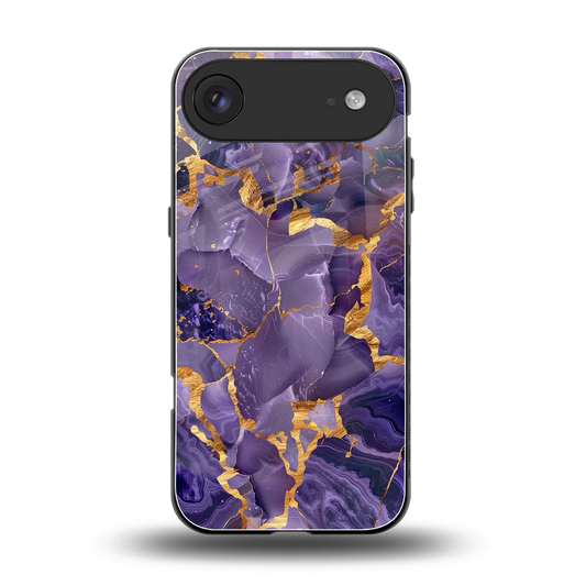 Royal Amethyst back phone cover | glass case for iphone air