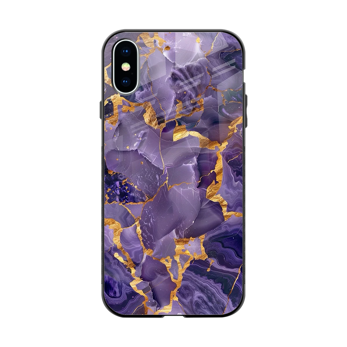 Royal Amethyst back phone cover | glass case for iphone x