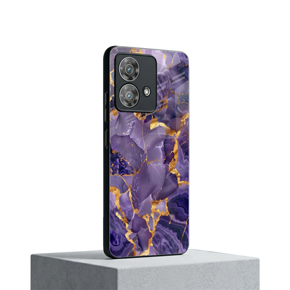Royal Amethyst motorola edge 40 neo 5g mobile cover | shockproof glass phone case