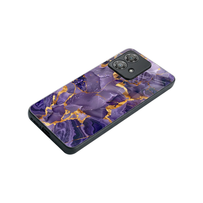 Royal Amethyst stylish phone case for motorola edge 40 neo 5g | glossy glass and slim fit