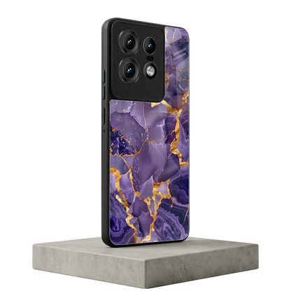 Royal Amethyst motorola edge 50 pro mobile cover | shockproof glass phone case