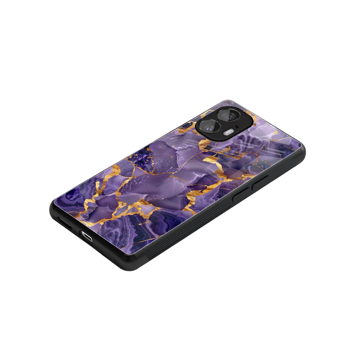 Royal Amethyst stylish phone case for nothing phone 2 | glossy glass and slim fit
