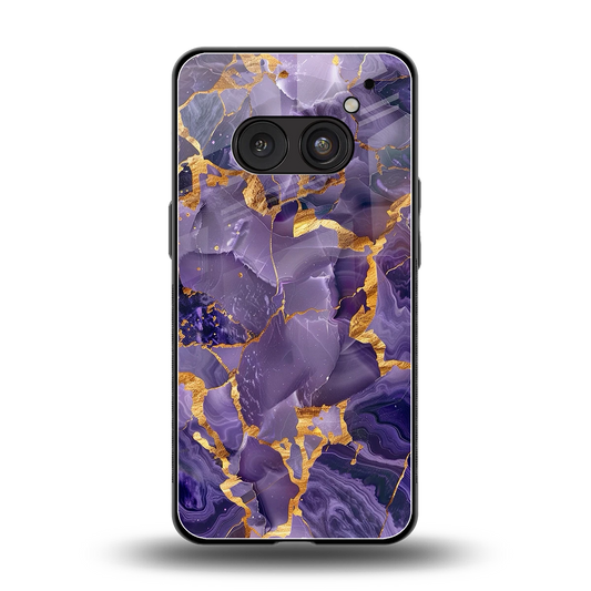 Royal Amethyst back phone cover | glass case for nothing phone 2a