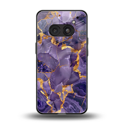 Royal Amethyst back phone cover | glass case for nothing phone 2a plus