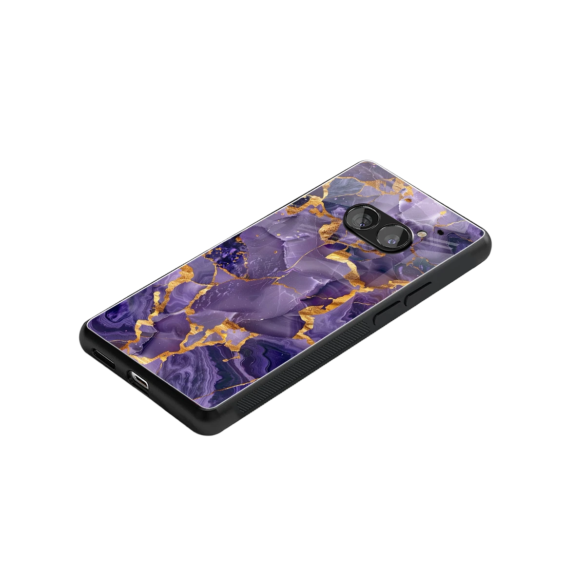 Royal Amethyst stylish phone case for nothing phone 2a plus | glossy glass and slim fit