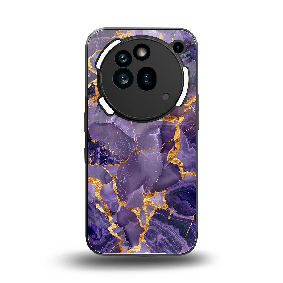 Royal Amethyst back phone cover | glass case for nothing phone 3a pro