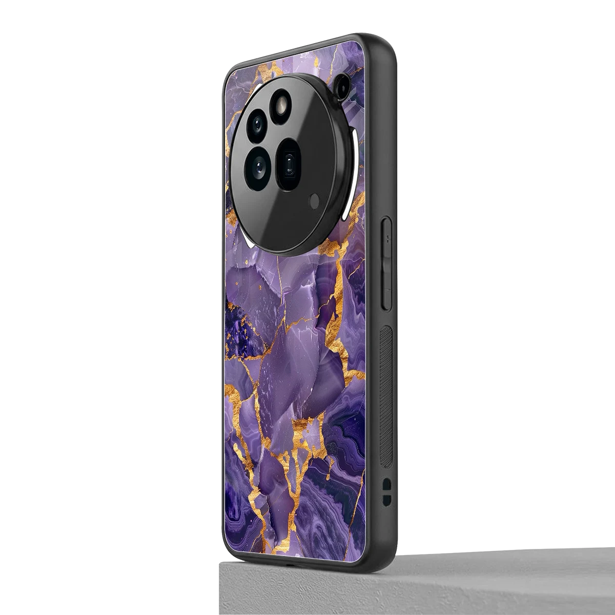 Royal Amethyst nothing phone 3a pro mobile cover | shockproof glass phone case