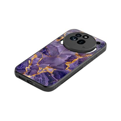 Royal Amethyst stylish phone case for nothing phone 3a pro | glossy glass and slim fit