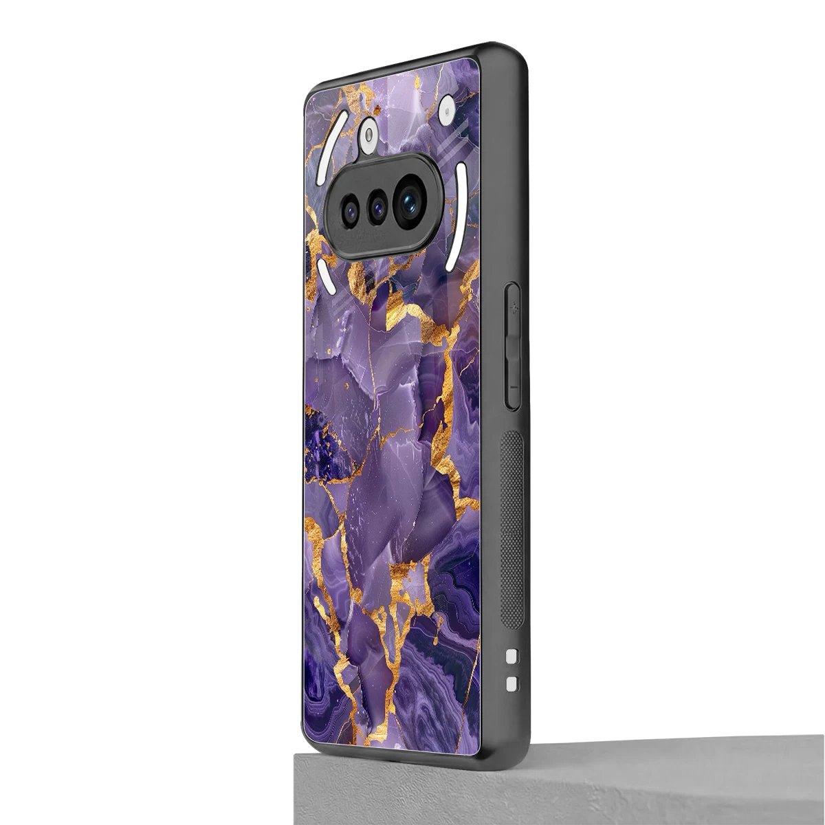Royal Amethyst nothing phone 3a mobile cover | shockproof glass phone case