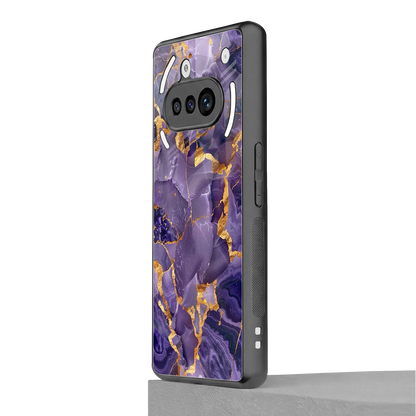 Royal Amethyst nothing phone 3a mobile cover | shockproof glass phone case
