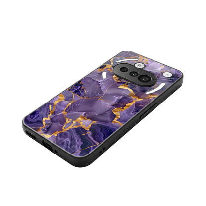 Royal Amethyst stylish phone case for nothing phone 3a | glossy glass and slim fit